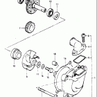 RM250 1982-1983 Водяной насос