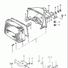 GS750S 1983 Задний фонарь