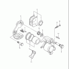GS650G 1983 Передний суппорт тормозной