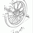 SP250 1982-1983 Переднее колесо