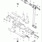 GN250 1982-1983 Механизм  переключения передач