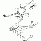 GS750T 1982-1983 Подножка