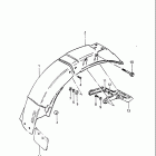 GS450E 1983 Заднее крыло