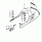 GS1100E,ES 1982-1983 Seat tail cover (gs1100ed)