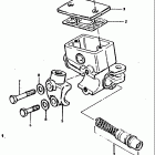 GS650GL 1983 Главный тормозной цилиндр