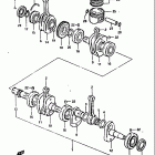 GS1100GL 1982-1983 Коленвал