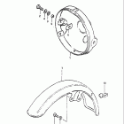 GS450TX 1983 Headlamp housing - front fender