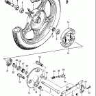 GS300L 1982-1983 Переднее колесо