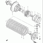 GS1100G 1982-1983 Сцепление