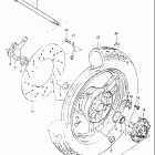 GS650M 1983 Заднее колесо