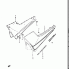 GR650, X TEMPTER 1983 Обтекатель рамы