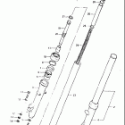 GN250 1982-1983 Передняя вилка