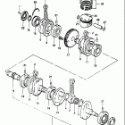 GS1100E,ES 1982-1983 Коленвал