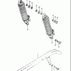 GS750S 1983 Chain case - rear shock absorber