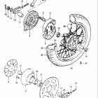 GS450TX 1983 Заднее колесо