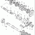 DR125 1982-1983 Трансмиссия