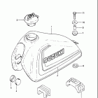 SP250 1982-1983 Fuel tank (model z)