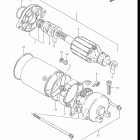 GR650, X TEMPTER 1983 Стартер электрический