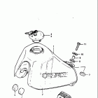 SP100 1983 Топливный бак