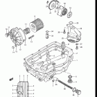 GS750E,ES 1983 Oil pump - oil filter