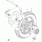 GS850GL 1982-1983 Заднее колесо