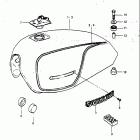 GS750T 1982-1983 Fuel tank (model d)
