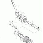 DR125 1982-1983 Кик стартер