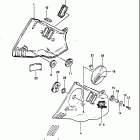 GS750S 1983 Обтекатель рамы