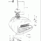 PE175 1982-1983 Fuel tank (model d)