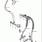 GS850G 1982-1983 Передние тормозные трубки