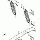 GS1100E,ES 1982-1983 Chain case - rear shock absorber