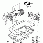 GS750T 1982-1983 Oil pump - oil filter