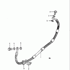 GS750S 1983 Задние тормозные трубки