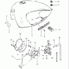 GS1100GL 1982-1983 Fuel tank (model d)