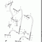 GS550E, ES 1983 Передние тормозные трубки