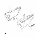 GS650G 1983 Обтекатель рамы