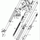 RM250 1982-1983 Front fork (model z)