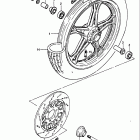 GS550L 1983 Переднее колесо