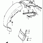 GS1100GK 1982-1983 Заднее крыло