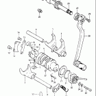 SP250 1982-1983 Механизм  переключения передач