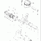 DR500 1983 Коленвал