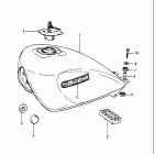 GS550L 1983 Топливный бак