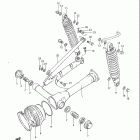 GS850GL 1982-1983 Rear swinging arm (model z)