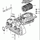 GS1100E,ES 1982-1983 Air cleaner (model z)