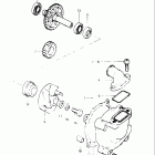 RM125 1983 Водяной насос