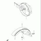 GS650G 1983 Headlamp housing - front fender