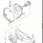 GR650, X TEMPTER 1983 Фара