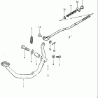 GN125 1982-1983 Задний тормоз
