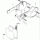 RM250 1982-1983 Frame cover (model z)