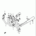 GS750S 1983 Глушитель